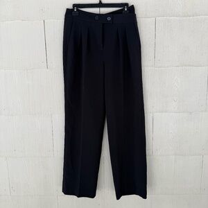Kenneth Cole Crisscross Waist Wide Leg Pants